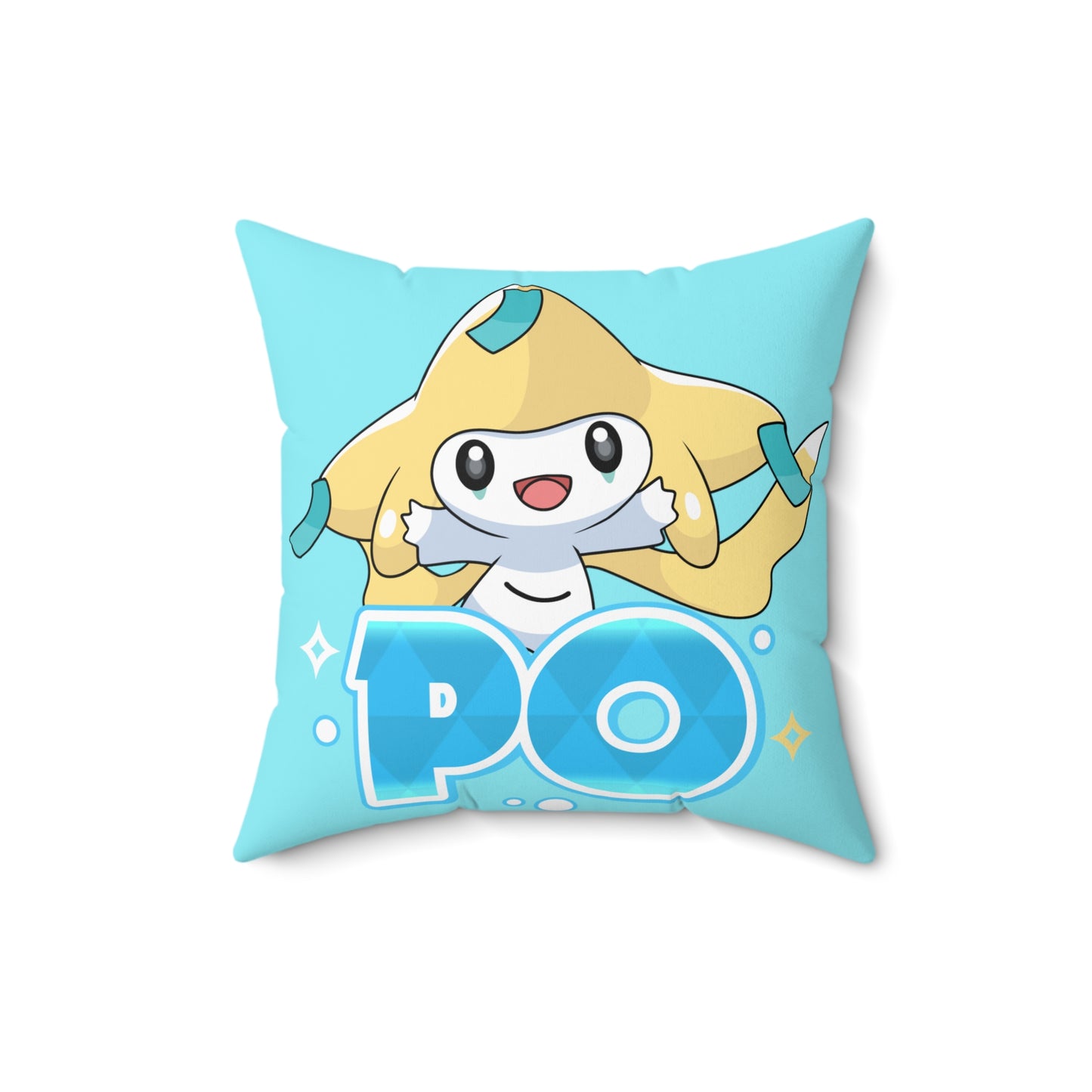 Poke Odyssey Square Pillow