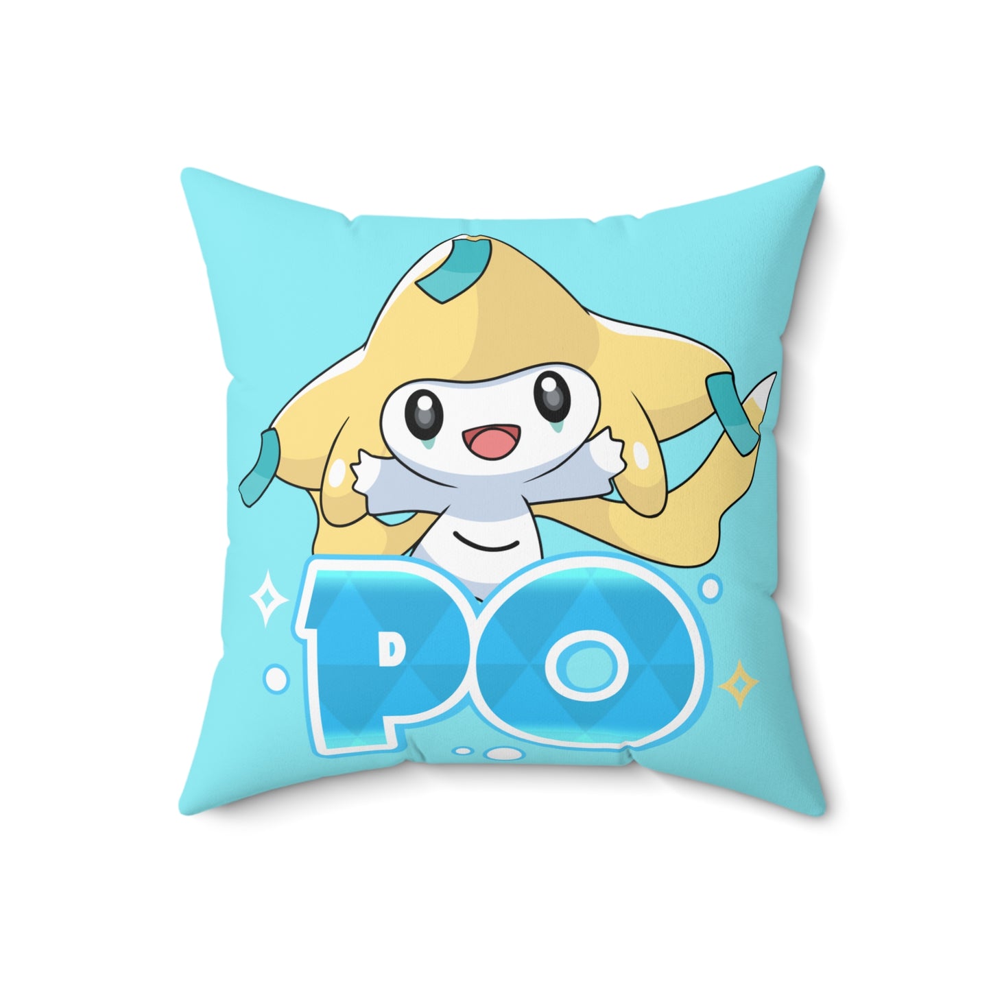 Poke Odyssey Square Pillow