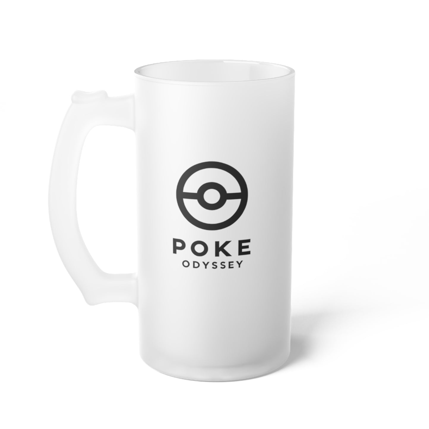 Poke Odyssey Frosted Glass Beer Mug