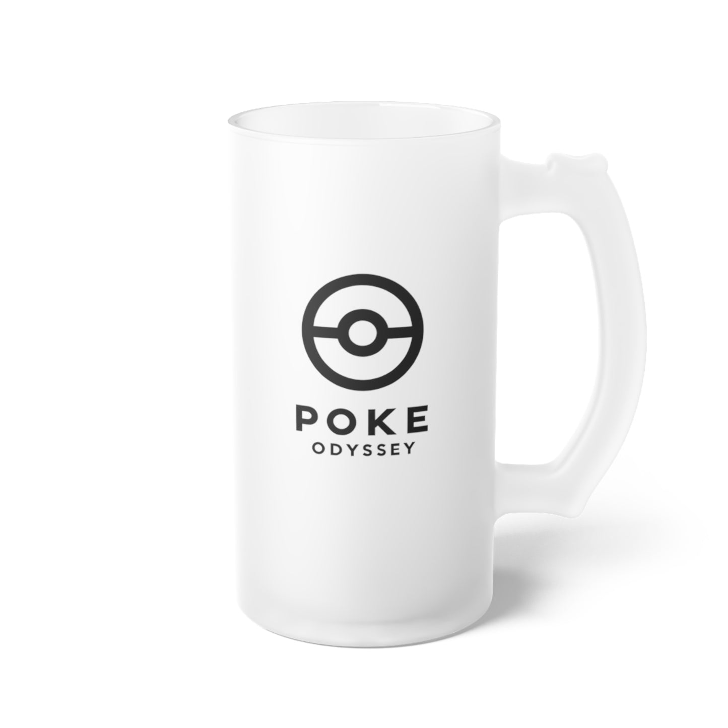 Poke Odyssey Frosted Glass Beer Mug