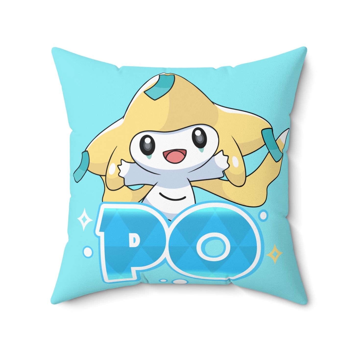 Poke Odyssey Square Pillow