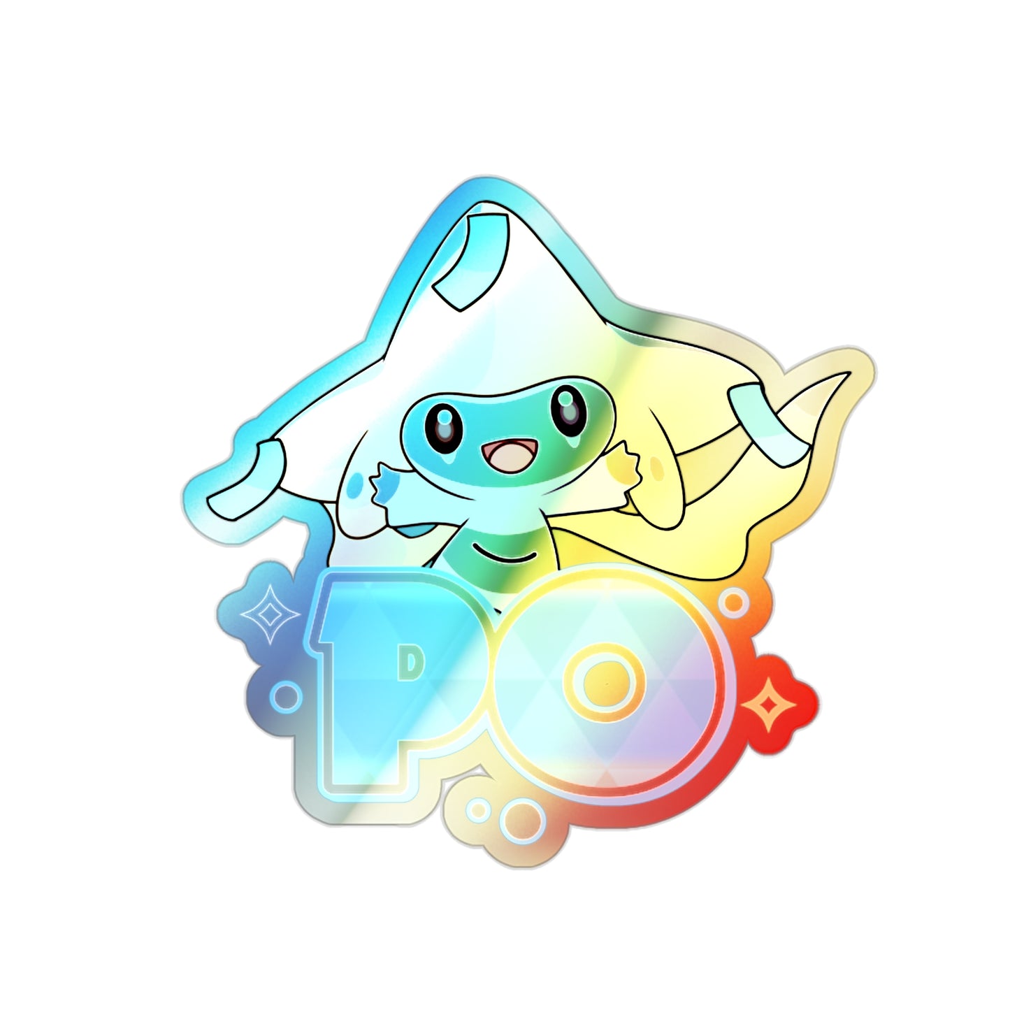 Poke Odyssey Holographic Die-cut Stickers