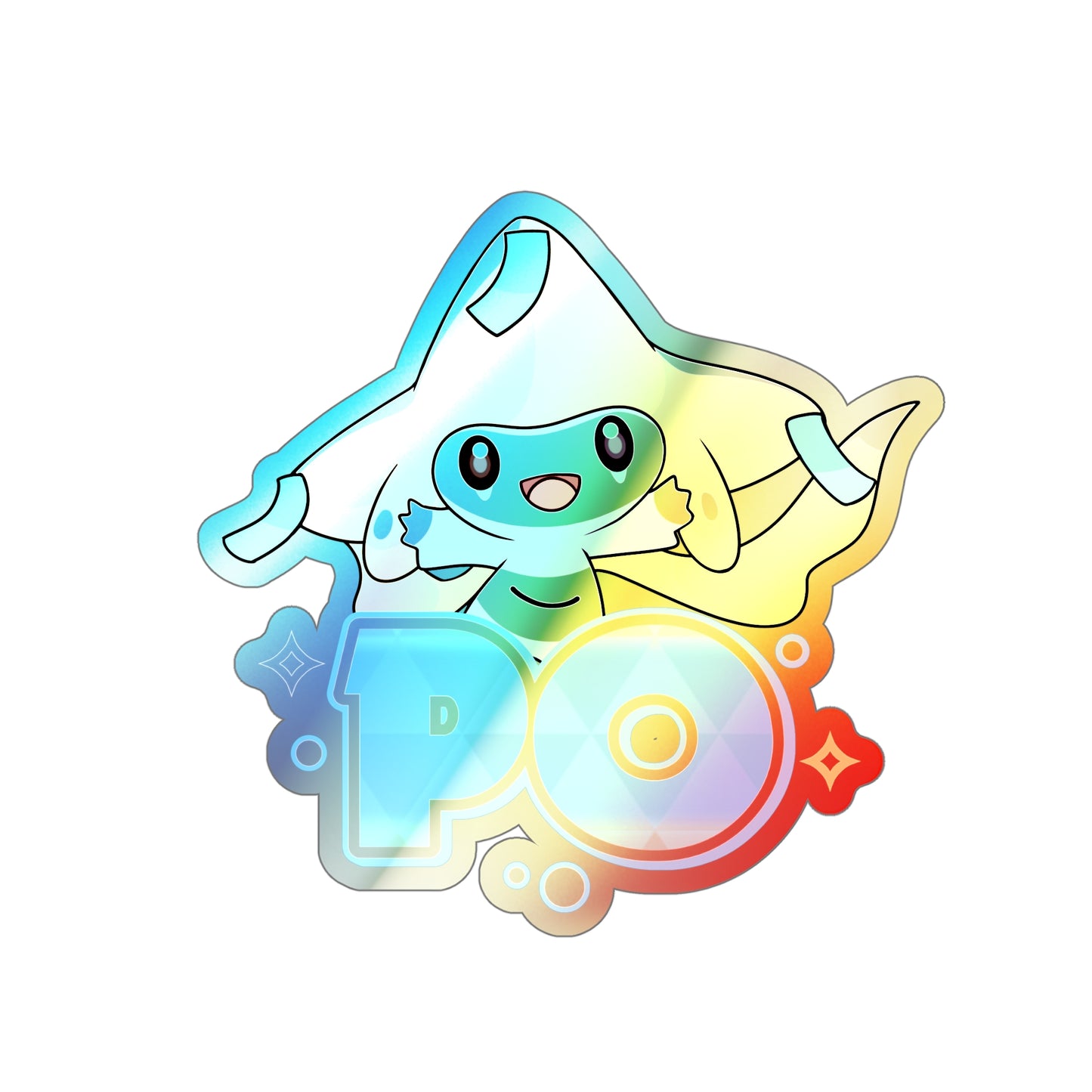 Poke Odyssey Holographic Die-cut Stickers